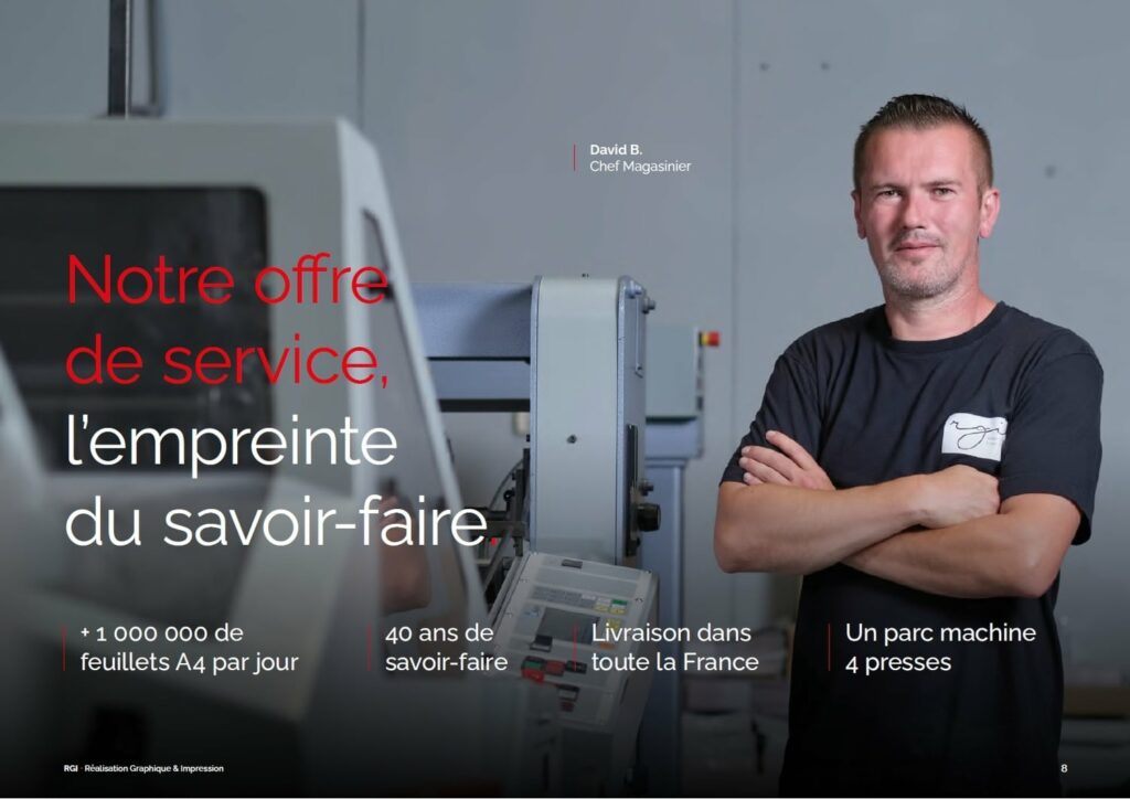 Portrait d'un chef Magasinier